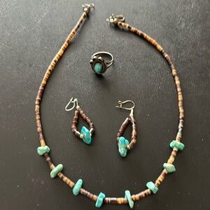 Turquoise jewelry set